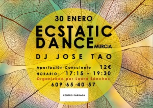 Cartel Ecstatic Dance Dj José Tao